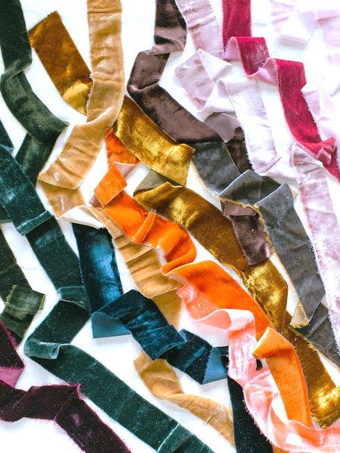 GROOVELY Velvet Ribbon for Halloween Decor, Halloween Ribbons, Black Ribbon for Christmas Tree Ribbon Garland Christmas Ribbon for Gift Wrapping, ...