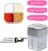 4 Pack 4 in 1 Salt and Pepper Shaker Travel Spice Container Camping Seasoning Shaker RV Condiment Jars with Lid Camping Spice Kit for Home Restaur...
