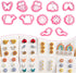 Keoker Spring Clay Cutters,12 Spring Polymer Clay Cutters, Flower Clay Cutters, Spring Clay Cutters for Polymer Clay Jewelry, (A)...
