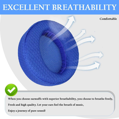 Quick Fit Replacement Earpads Sweatproof Ear Cushions for Sony MDR-XB950BT XB950B1 XB950N1 XB950AP Bluetooth Wireless Headphones Gaming Headsets,E...