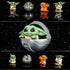 4-Pack Yoda Gifts,2.2-Inch Yoda Doll,Child Yoda Toy, Suitable for Movie Fans of All Ages...