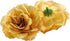 50 Pack Gold Roses Artificial Flowers Bulk, 3 Inch Stemless Fake Silk Roses for Decorations, Wedding, Faux Bouquets...