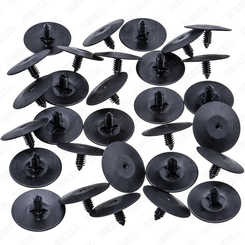 Rexka 30pcs Hood Insulation Retainer Clips 20064875 Compatible with GM Cadillac Buick GMC Hummer Pontiac Saturn...