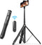 ATUMTEK 51" Selfie Stick Tripod, All in One Extendable Phone Tripod Stand with Bluetooth Remote 360° Rotation for iPhone and Android Phone Selfies...