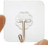 Wall Hooks 13lb(max) Transparent Heavy Duty Self Adhesive Hook Waterproof Sticky Wall Hook for use in Bathroom Wall Hanging Kitchen Shower Hangers...