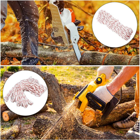 Starter Rope Polyester Starter Cord Durable Pull Cord for Garden Lawnmower...