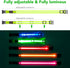 LED Dog Collar, Light Up Dog Collar Adjustable USB Rechargeable Super Bright Safety Light Glowing Collars for Dogs(Medium,Green)...
