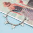 Boho Crystal Butterfly Anklet Bracelet Butterfly Tassel Anklet Chain Silver Cz Butterfly Ankle bracelet Rhinestone Tennis Chain Ankle Foot Chain J...