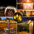 Outdoor String Lights Battery Operated 33FT 100LED Battery Powered String Lights Indoor Waterproof Mini Globe Lights with Remote Timer 8 Lighting ...