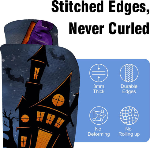 Halloween Jack and Sally Vampires Gifts Mouse Pad for Friends Women Men Trick or Treat Gift Mouse Pad Birthday Halloween for Son Daughter (2)...
