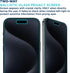 Tech Armor Privacy Screen Protector for iPhone 15 Pro 6.1 inch - Ballistic Tempered Glass, Anti-Spy, Case Friendly, Easy Installation, Bubble Free...