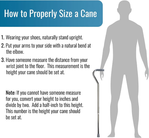 DMI Walking Cane for Adult Men and Women, FSA Eligible, Lightweight and Adjustable, Ergonomic Hand Grip and Wrist Strap...