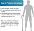 DMI Walking Cane for Adult Men and Women, FSA Eligible, Lightweight and Adjustable, Ergonomic Hand Grip and Wrist Strap...