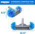 SWIMLINE HYDROTOOLS Pool 12.5 Inch Brush Head W/ Strong 360 Degree Bristles Compatible With Poles For Inground & Above Ground Pools | Double Reinf...