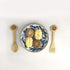 Set of 2 Doggy Paw Themed Bamboo Spoon and Fork Set for Kids | Appetizer Fruit Dessert Ice Cream Yogurt Spice Salt Sugar Spoon and Fork...