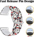 Mouse Theme Bands Compatible with Fitbit Sense/Sense 2/Versa 3/Versa 4 Band Fancy Soft Sport Silicone Cartoon Holiday Strap Men Women...
