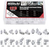 Hilitchi 123Pcs Metric Hydraulic Zerk Grease Fittings Assortment Kit (Metric)...