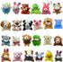 24Pcs Mini Plush Animal Toy Set,Cute Animals Keychain Decoration for Kids ? Adult?Goodie Bag Fillers, Carnival Prizes?Small Stuffed Animal Bulk fo...