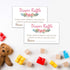 Pink Flowers Diaper Raffle Tickets for Baby Shower Invitation Inserts - 50 Baby Shower Game Cards....