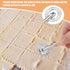 Pastry Cutter Wheel, Pasta Cutter Wheel with Wooden Handle and Fluted Ravioli Crimper Cutter Pizza Dumpling Lace Making Noodle Dough Cutter Roller...
