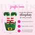 nora fleming Jingle Toes (Elf Feet) - Hand-Painted Ceramic Christmas Decor - Winter Minis for the Home and Office...