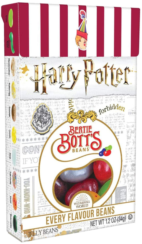 Harry Potter Bertie Bott's Every Flavour Jelly Belly Beans 1.2 OZ (34g) x3...