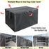 RICHIE Dog Crate Cover 24 inches - Durable UV Resist Waterproof Dog Kennel Cover, Crate Covers for Dog Cages with Double Doors and Air Vent Window...