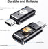 Lightning to USB C Adapter 2 Pack for iPhone 15 Charger,iPhone 15 14 13 12 Pro Max Plus,iPad 9 10 Air 5 Mini 6,Car,Samsung S24 S23 Ultra,Serial Ad...