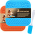 Lick Mat for Dogs Slow Feeder Licking Mat Anxiety Relief Lick Pad with Suction Cups for Peanut Butter Food Treats Yogurt, Pets Bathing Grooming Tr...