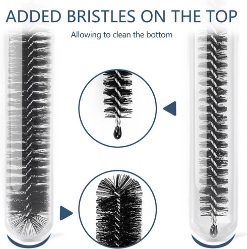 Straw Cleaner Brushes Sets, 12 Pieces 8.2 Inch Botthle Cleaning Brush and Nylon Tube Brush Brush Kit for Sippy Cup, Tumbler, Water Bottle, Drinkin...