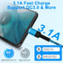 Fast Charger Cable USB C 3 Pack 3ft Compatible for Motorola Razr 2024 Edge Razr+, Moto G Stylus 5G 2024,G Power,G 5G,G Play 2023 2022,50 Ultra,One...