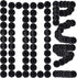Lsgoodcare 100 Pack Replacement Ear Foam for 18mm Earpiece Headphone Two Way Radio Walkie Talkie Headset...