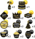 Blulu 30 Pcs Retirement Party Hanging Swirls Decorations Black Gold Retirement Party Supplies for Men Women 2025...