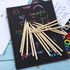 SATINIOR 100 Pieces Heavy Duty Wood Stylus Tools for Scratch Wooden Art Stylus Stick 5.5 Inch in Length...