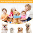 Cute Squeaky Dog Toys Cup - Soft Tumbler Funny Dog Toys with Handle for Aggressive Chewers, Safety Design Dog Toys for Small/Medium/Large Dog (Blu...