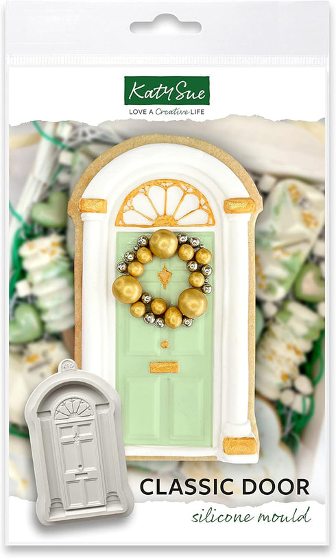 Katy Sue Classic Door Silicone Mold for Cake Decorating & Crafts...