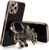 Compatible with iPhone 13 Pro Case Cute, 3D Astronaut Stand Shockproof Camera Protection Space Kickstand Soft Plating Cover for Apple iPhone 13 Pr...