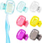 Toothbrush Head Cover Cap 6 Pack Toothbrush Coverings Clips Portable Toothbrush Protector Toothbrush Storage Head Cover for Bathroom Home Travel T...