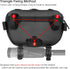 CamGo Waterproof Handlebar Bag for Bike - Cycling Front Storage Basket Bags Multifunctional Small Shoulder Pack for Men & Women (Black)...