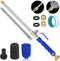 Yiliaw High Pressure Power Washer Wand Extendable Hydro Jet Water Hose Nozzle Flexible Watering Sprayer Cleaning Tool for Garden Gutter Patio Car ...
