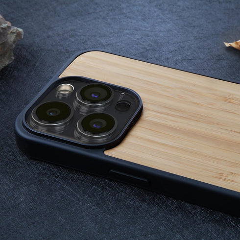 Natural Wood Case Compatible with iPhone 15 Pro Max Wood Cases Wooden Shockproof Protective Cover Unique Classy Vintage Slim Elegant Minimalist Th...