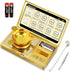 THINKSCALE 50g/0.001g Digital Milligram Scale, Gold Mg Scale with 50g Calibration Weight, Powder Scale for Reloading, Micro Gram Scale, Miligram S...