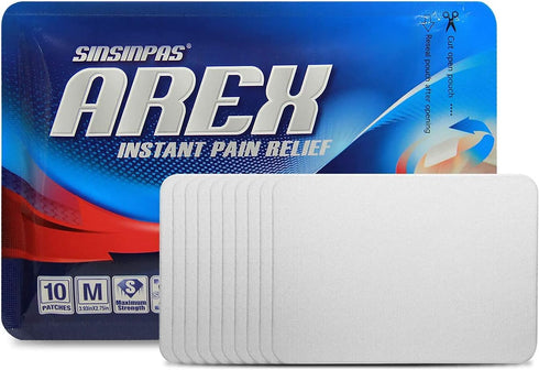 AREX Cool & Hot Pain Relieving Patch, Medium 1 Pack (10 Patches Total)...