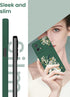 for Motorola Moto G 5G 2024 Case, Girls Women Florals Liquid Silicone Phone Case, Shockproof Anti-Scratch Soft Protection Case with 2X Screen Prot...