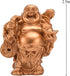 BRABUD 6pcs Resin Statue Laughing Buddha Statue Lucky Happy Buddha Figurines Feng Shui Decoration (2.5'' Gold)...