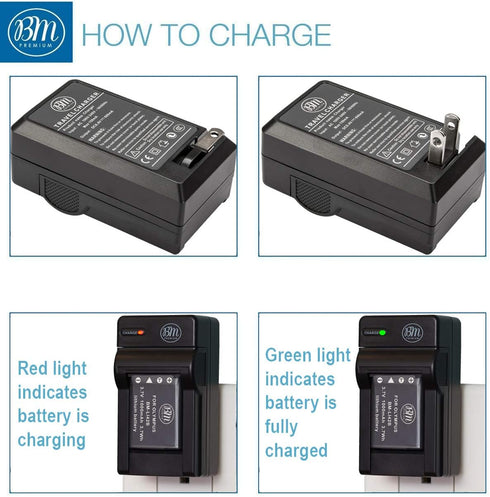 BM Premium 2-Pack of LB-012 Batteries and Charger for Kodak KLIC-7006, PIXPRO FZ55, FZ55-BK, FZ53 Cameras...