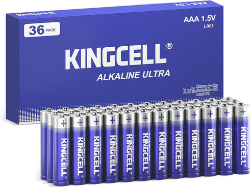 AAA Batteries 36 Pack, High-Performance Triple AAA Batteries with Long-Lasting Power,Alkaline AAA Batteries 10-Year Shelf Life for Kids Toys, Romo...
