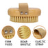 Soft Bristle Dog Brush for Short Haired Cats Dogs with Elastic Band, Natural Bristle Dog Palm Brush for Cats Dogs Brush...