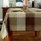 Rectangle Tablecloth Plaid Style Polyester Table Cloth Spillproof Dust-Proof Wrinkle Resistant Heavy Weight Table Cover for Kitchen Dinning Tablet...