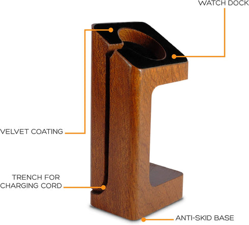 Watch Stand, iWatch Stand, iWatch Charger Stand, iWatch Charger, Watch Charging Station, Charging Station Compatible All Apple Watch Models...